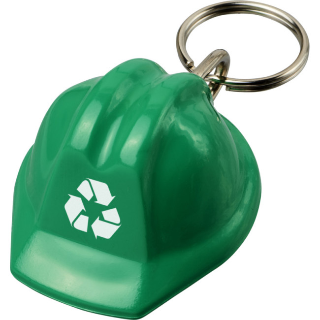 Custom Printed Kolt Hard Hat-Shaped Recycled Keychain - Image 6