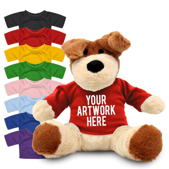 Custom Printed Darcy Dog In Colour Tee 20cm