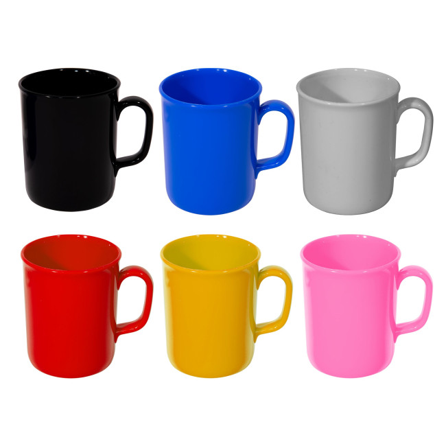 Custom Printed Spectra Plastic Mug 275ml - Image 1