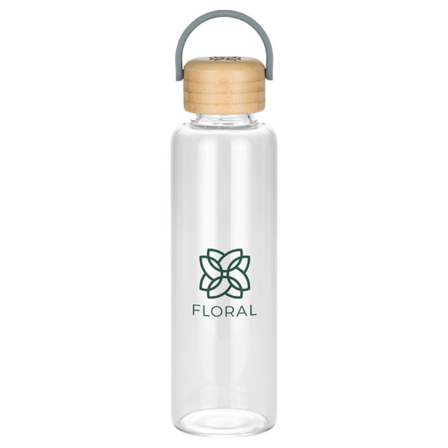 Custom Printed Vitality Glass Bottle Without Silicone Sleeve