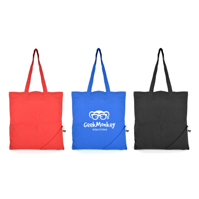 Custom Printed Promotional Cotton Foldable Bag - Image 1