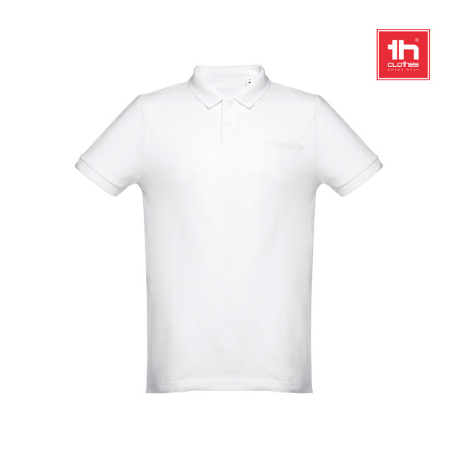 Custom Printed Dhaka Men's Polo Shirt White