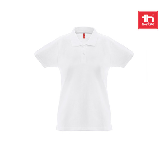 Custom Printed Monaco Women's Polo Shirt White