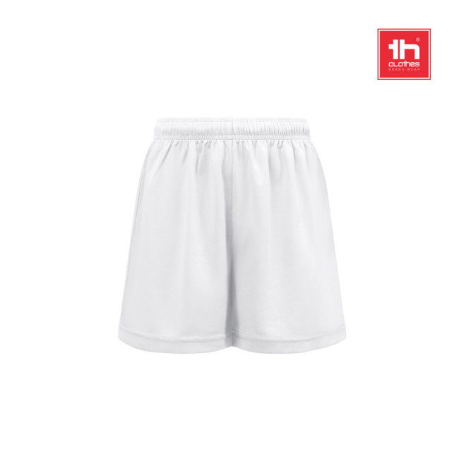 Custom Printed Match Kids Sports Shorts White