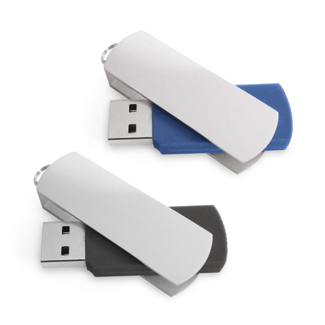 Custom Printed USB Flash Drive With Metal Clip 8GB