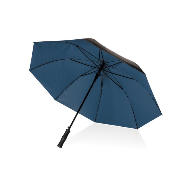 Custom Printed Impact Aware Rpet Dual Colour Auto Open Umbrella 27" - Image 1