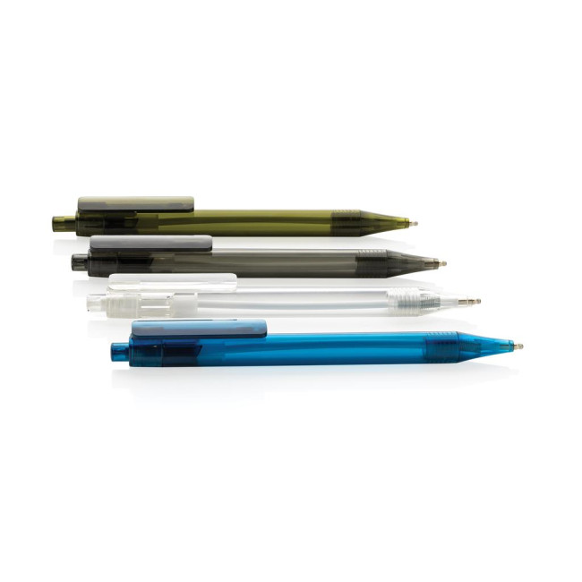 Custom Printed GRS Rpet X8 Transparent Pen