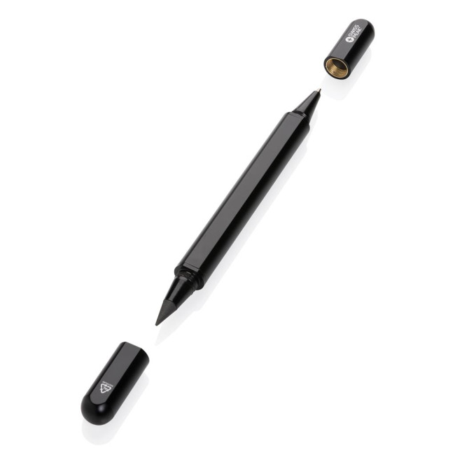 Custom Printed Swiss Peak Storm RCS Recycled Aluminum Dual Tip Pen - Image 1