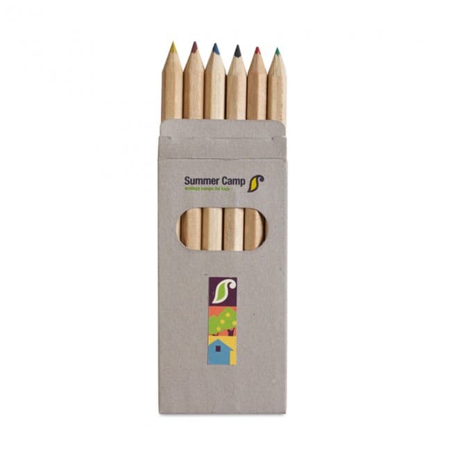 Custom Printed 6 Coloured Pencils In Box - Image 5