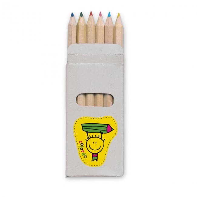 Custom Printed 6 Coloured Pencils In Box - Image 4