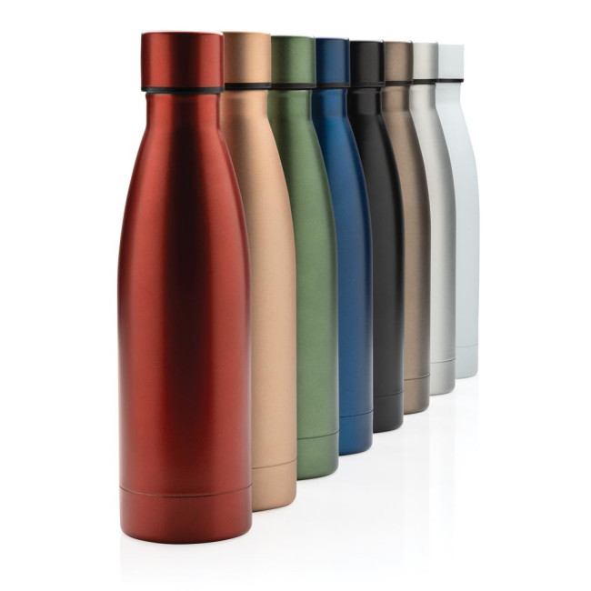 Custom Printed RCS Recycled Stainless Steel Solid Vacuum Bottle 500ml