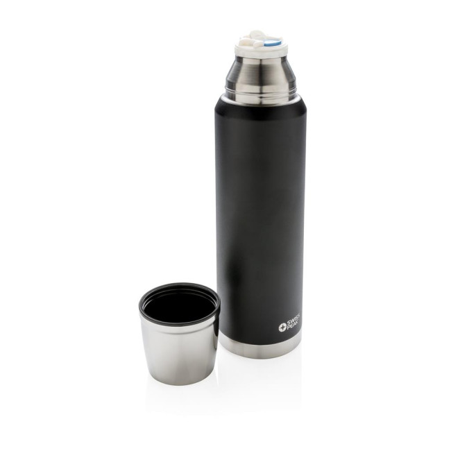 Custom Printed Swiss Peak Elite Copper Vacuum Flask 1L