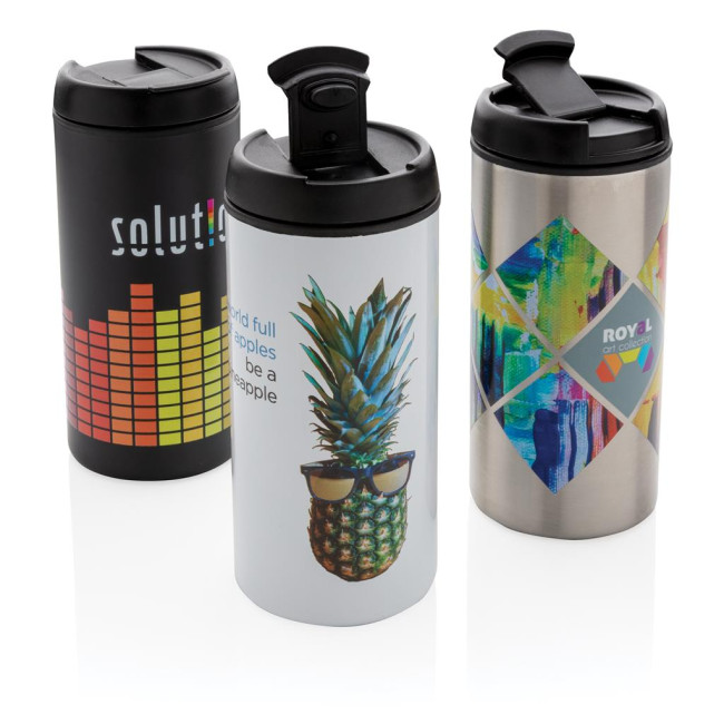 Custom Printed Metro RCS Recycled Stainless Steel Tumbler 300ml - Image 1