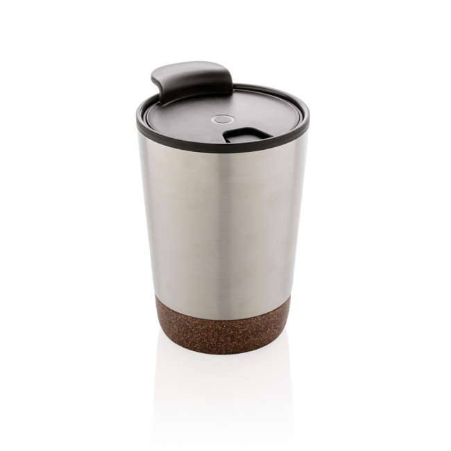 Custom Printed GRS Rpp Stainless Steel Cork Coffee Tumbler 300ml - Image 3