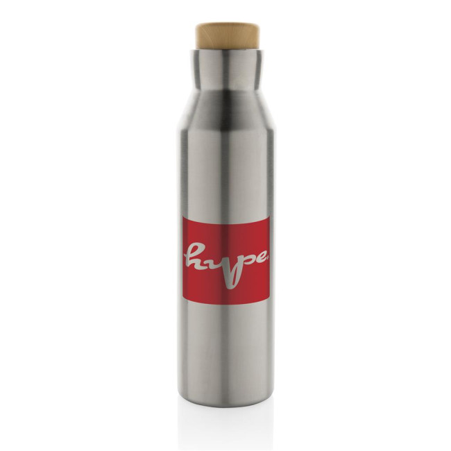 Custom Printed Gaia RCS Certified Recycled Stainless Steel Vacuum Bottle 600ml - Image 3