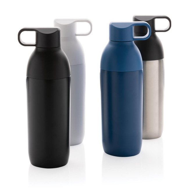 Custom Printed Flow RCS Recycled Stainless Steel Vacuum Bottle 540ml - Image 1