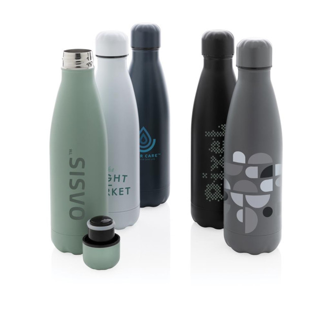 Custom Printed Solid Colour Vacuum Stainless Steel Bottle 500ml - Image 1