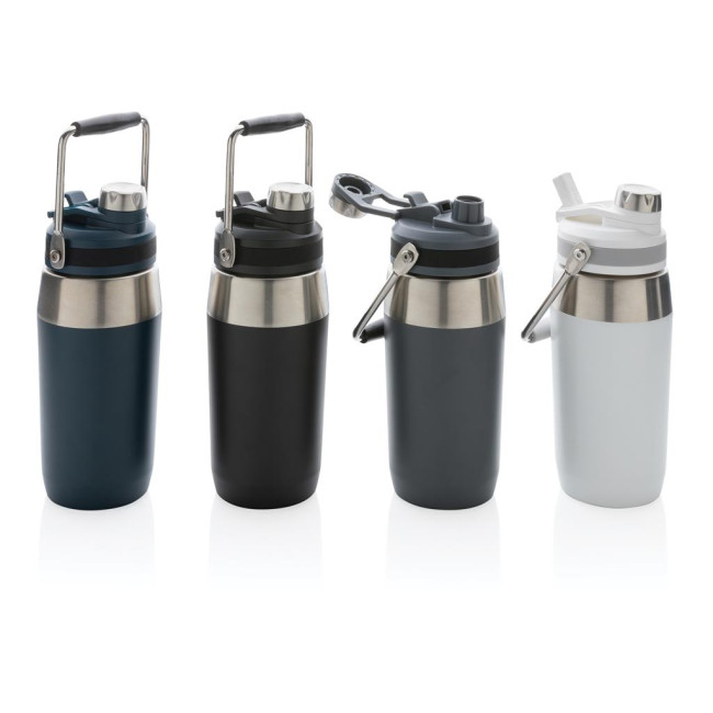 Custom Printed Vacuum Stainless Steel Dual Function Lid Bottle 500ml