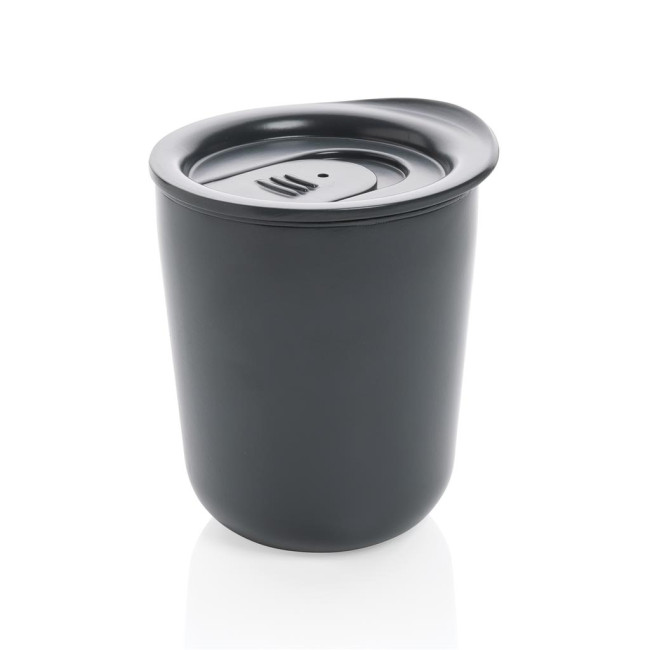 Custom Printed Simplistic Antimicrobial Coffee Tumbler 250ml - Image 3