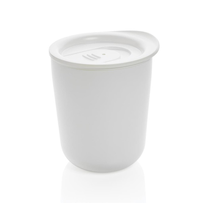 Custom Printed Simplistic Antimicrobial Coffee Tumbler 250ml - Image 4