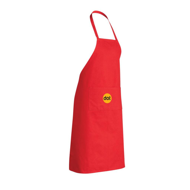 Custom Printed Impact Aware Recycled Cotton Apron 180gr - Image 4