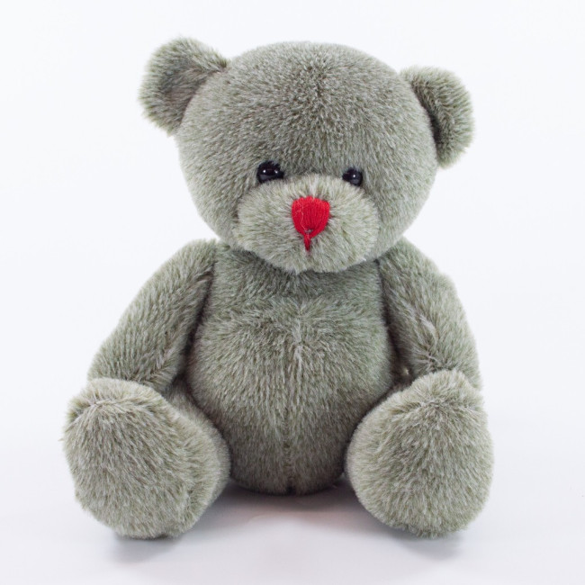 Custom Printed Red Nose Bear 15cm