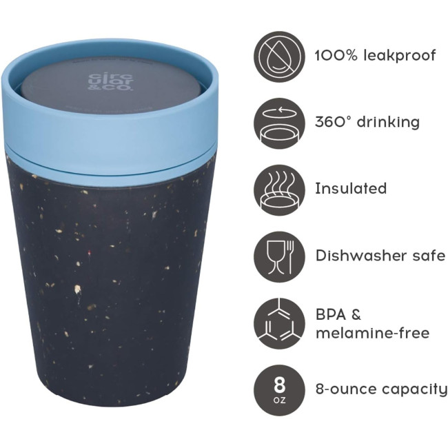 Custom Printed 8oz Circular & Co Reusable Coffee Cup - Image 3