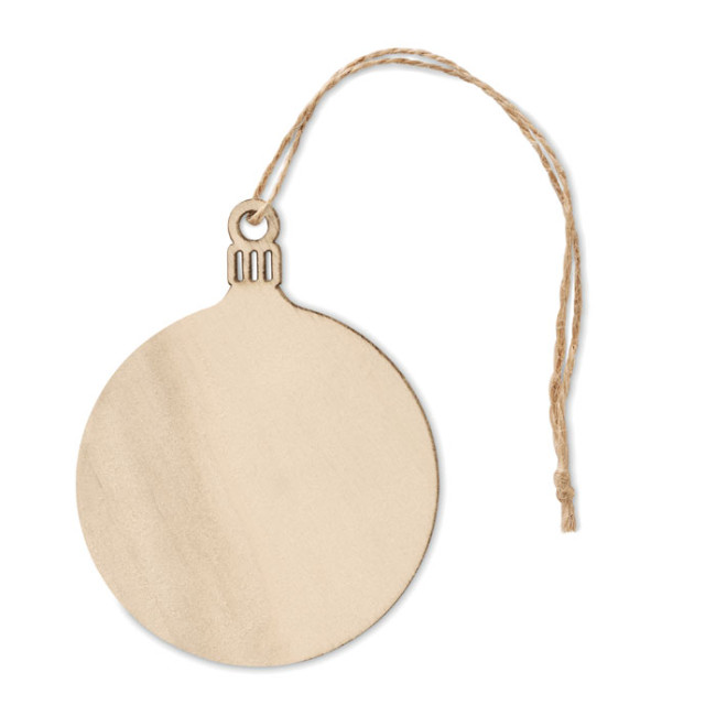 Custom Printed Wooden Tree Bauble Hanger