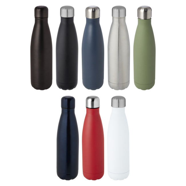 Custom Printed Cove Recycled Stainless Steel Vacuum Insulated Bottle 500ml