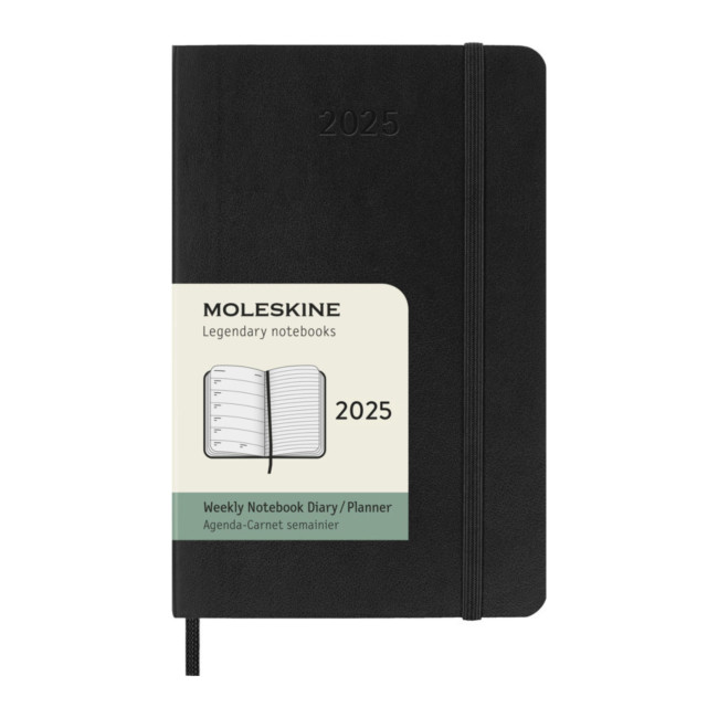 Custom Printed Moleskine Soft Cover 12 Month Weekly PK Planner 