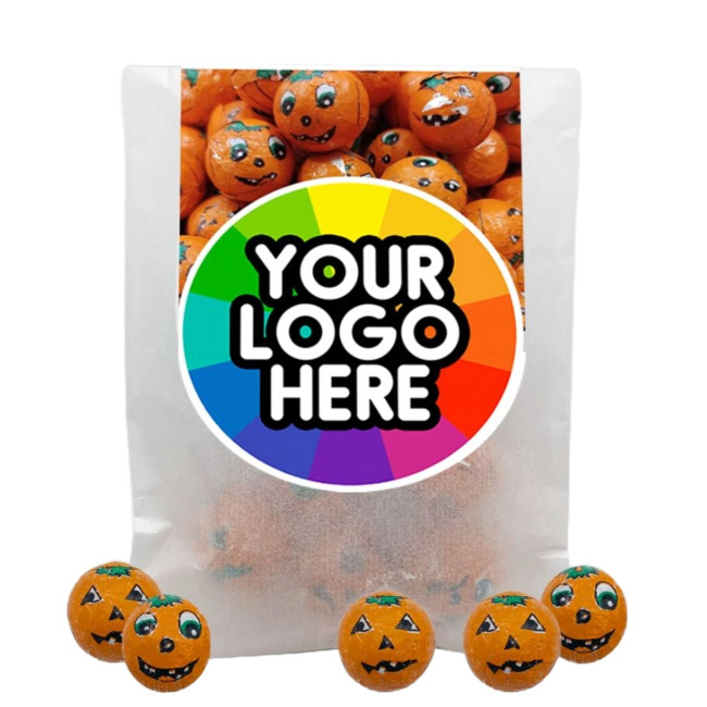 Custom Printed Halloween Pumpkin Chocolates 25g