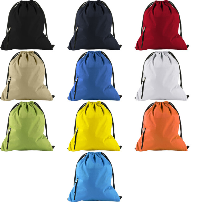 Custom Printed Drawstring backpack - Image 1