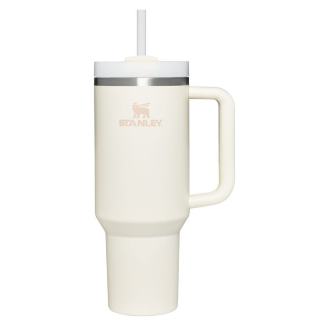 Custom Printed Stanley Quencher H2.0 Tumbler 1200ml Cream - Image 1