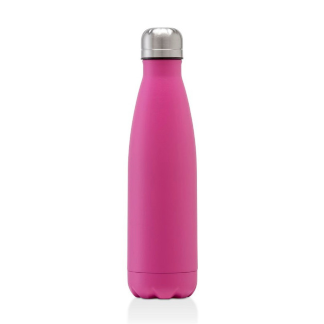 Custom Printed Oasis Recycled Powder Coated Stainless Steel Thermal Insulated Bottle 500ml - Image 13