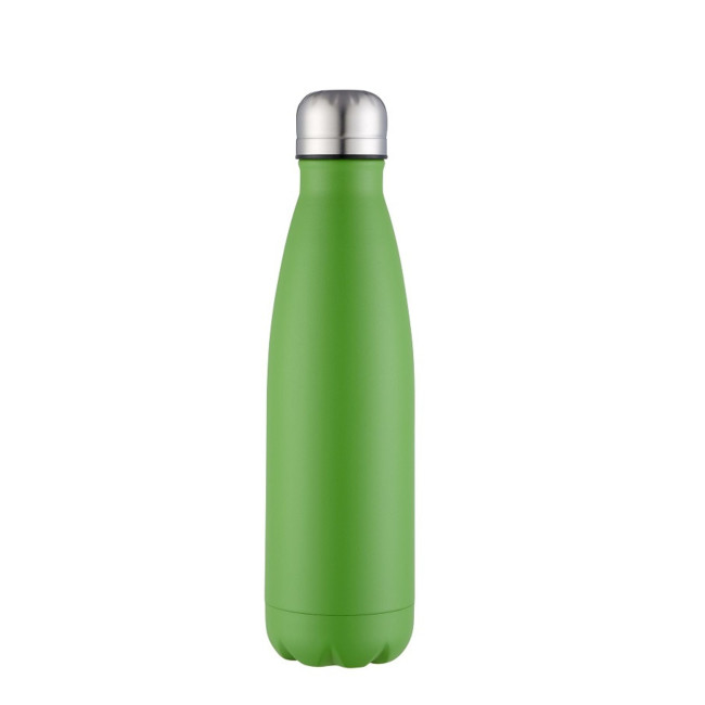 Custom Printed Oasis Recycled Powder Coated Stainless Steel Thermal Insulated Bottle 500ml - Image 14