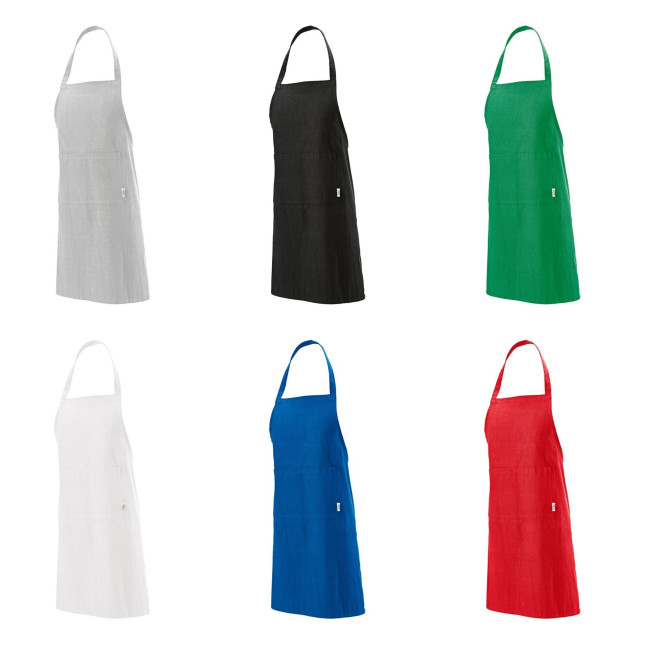 Custom Printed Rubens Recycled Cotton Apron 180gsm - Image 1