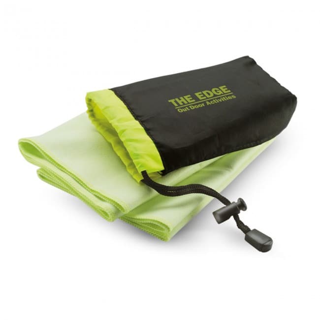 Custom Printed Sport Towel In Nylon Pouch - Image 5