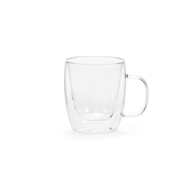 Custom Printed Elbe 220 Mug Borosilicate Glass 250ml - Image 1