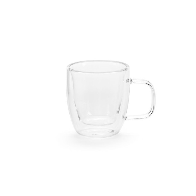 Custom Printed Elbe 75 Mug Borosilicate Glass 65ml - Image 1