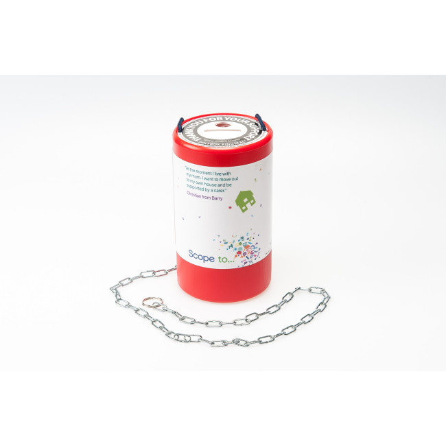 Custom Printed Hand Held Charity Collection Box - Image 10