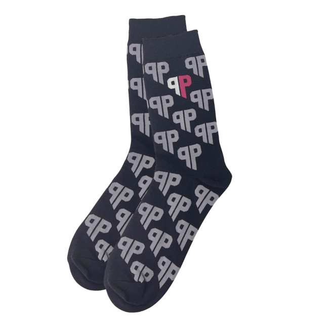 Custom Printed Jacquard Knitted Cotton Socks - Image 2