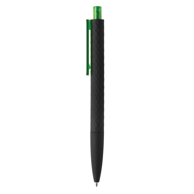 Custom Printed X3 Black Smooth Touch Pen - Image 3