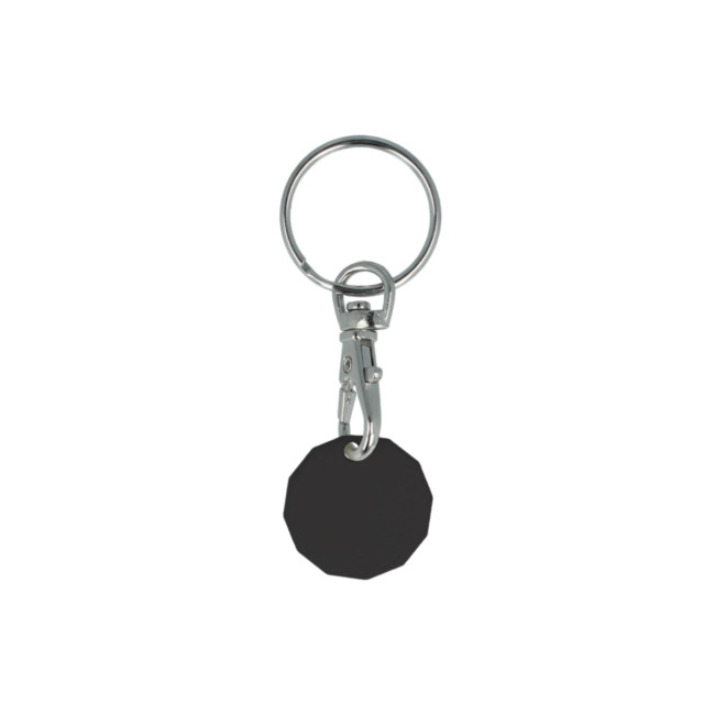 Custom Printed Trolley Coin Keyring - Image 3