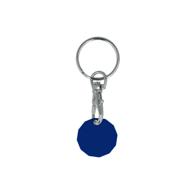 Custom Printed Trolley Coin Keyring - Image 4