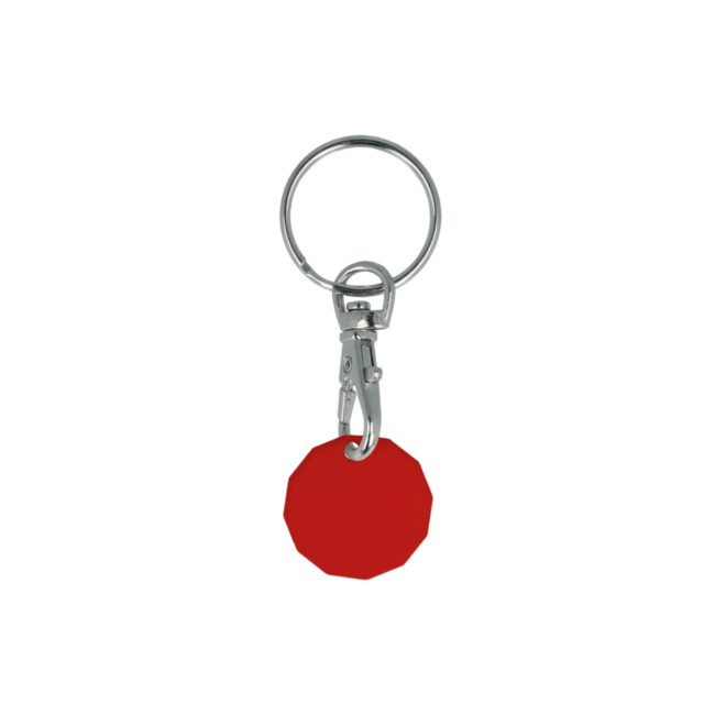 Custom Printed Trolley Coin Keyring - Image 8