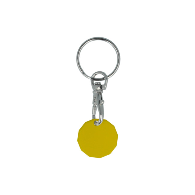 Custom Printed Trolley Coin Keyring - Image 10