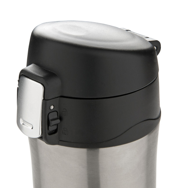 Custom Printed RCS Recycled Stainless Steel Easy Lock Vacuum Mug 300ml - Image 4