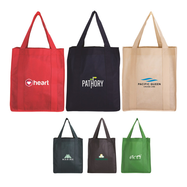 Custom Printed Malaga Non-Woven Shopping Tote Bag