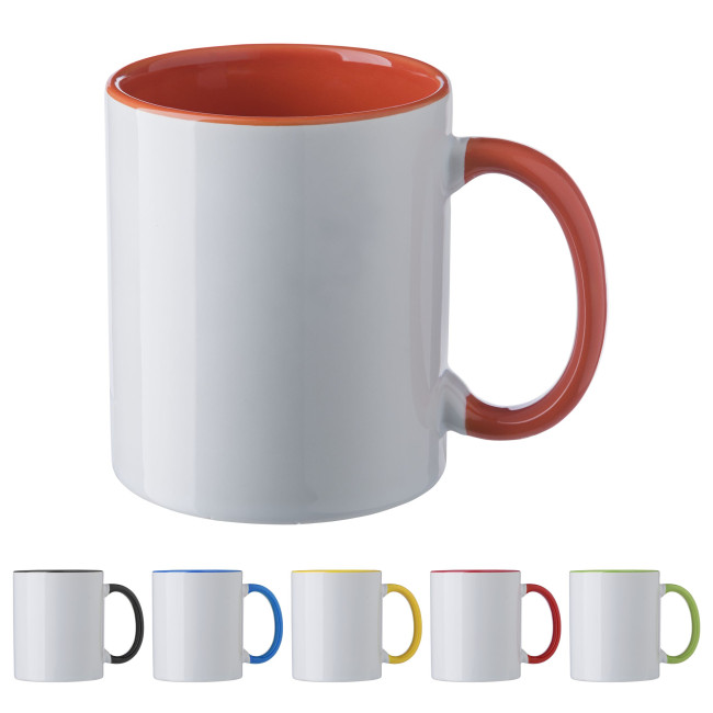 Custom Printed Ceramic Sublimation Mug 300ml - Image 1