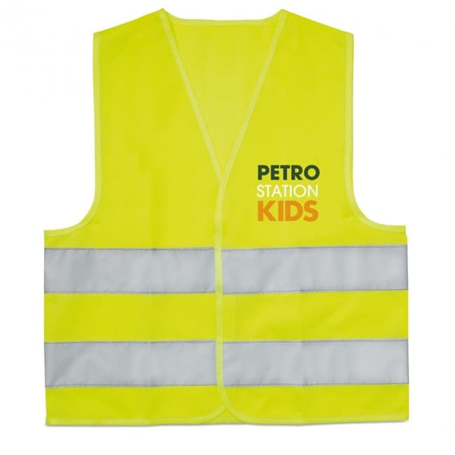 Custom Printed Children High Visibility Vest - Image 3